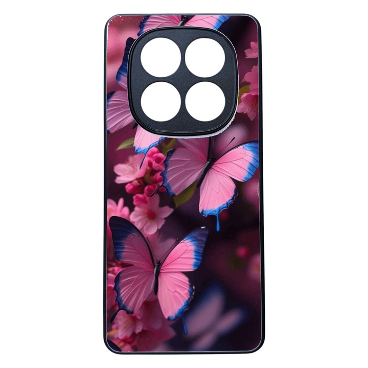Husa TPU compatibila cu Xiaomi Honor Magic 7 Lite, Butterflies Design