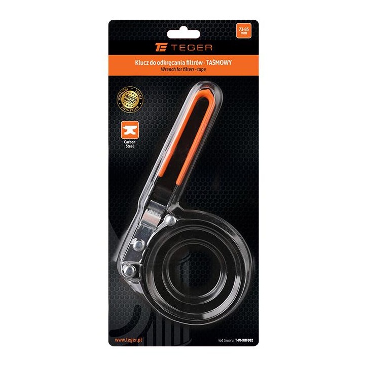 Cheie pentru filtre Teger 73-85mm, cu maner din cauciuc, design ergonomic