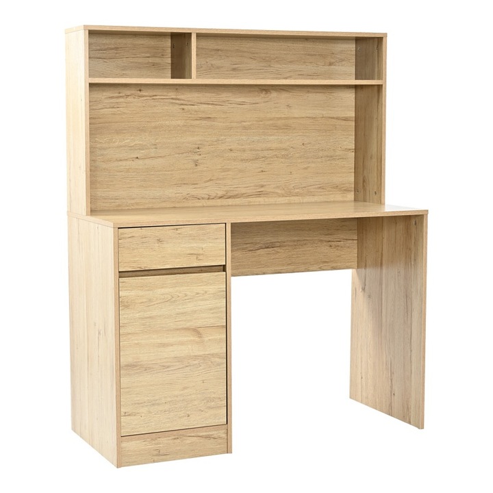 Íróasztal polcokkal Model Secreta, Fehér, 110x50x135 cm