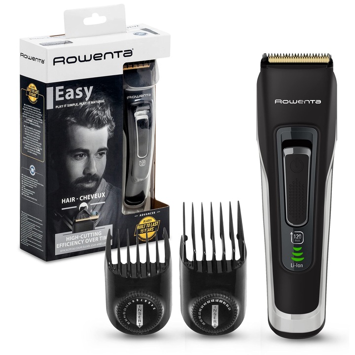 Vezeték nélküli hajvágó Rowenta Advancer Easy Tn5201F4, 2 tartozék