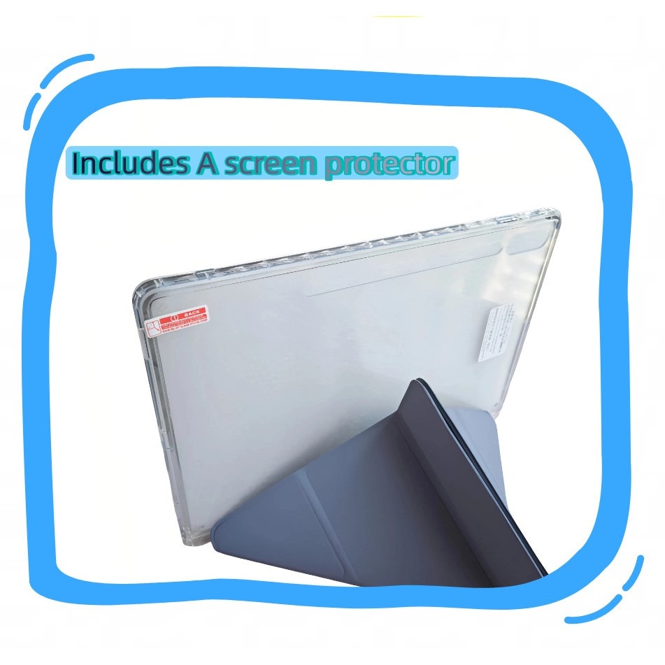 Husa tableta, Piele ecologica, compatibila cu Samsung Galaxy Tab S10+ 12.4 inch, pivotanta 360°, violet