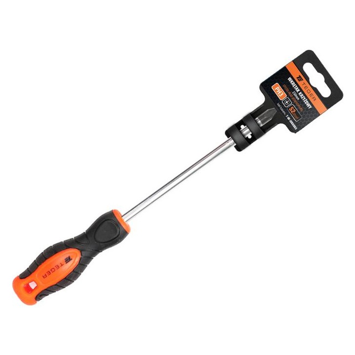 Surubelnita cruce PH 3x150mm, Teger, varf magnetic, maner ergonomic, antiderapant