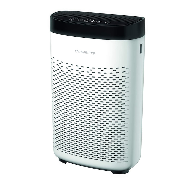 Rowenta Pure Air Essential légtisztító allergiásoknak, otthonra, nagy teljesítményű, gyors légtisztítás, 3 sebességfokozat, csendes üzemmód, szűrőcsere-jelző, 90 m² hatóterület, időzítő, Pu2530