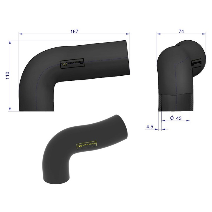 Conducta Radiator Conducta radiator WARYNSKI 747946M91 - eMAG.ro