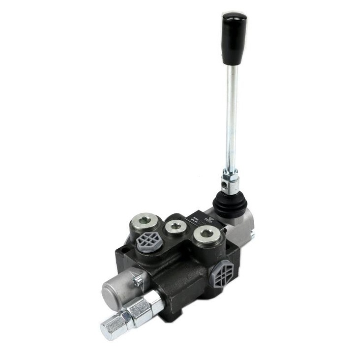 Едносекционен хидравличен разпределител 40L, VOIMA, моноблок, за еднодействащ цилиндър