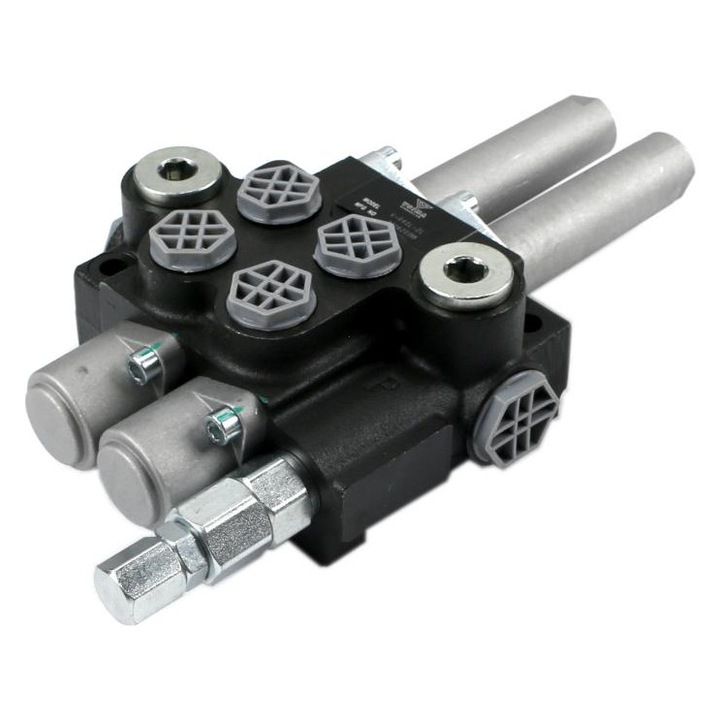 Distribuitor hidraulic 2-sectiuni 40L cu joystick, VOIMA