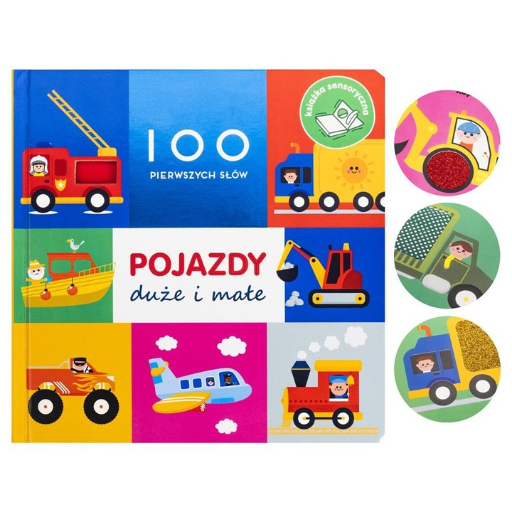 100 Pojazde, JEDNOSC, activitati extracurriculare, multicolor, 24x24cm