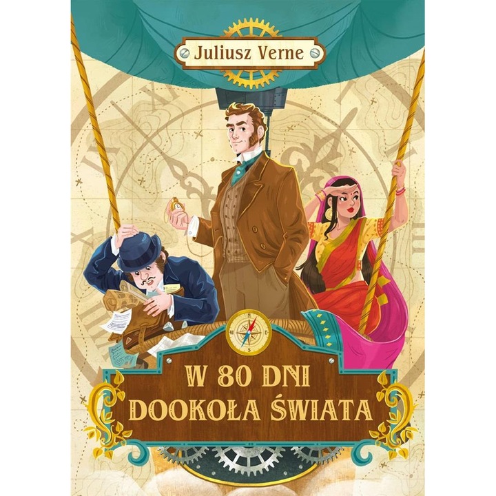 W 80 dni dookoła świata (dookola swiata) JULISZ VERNE / Srebrny Las, 2023