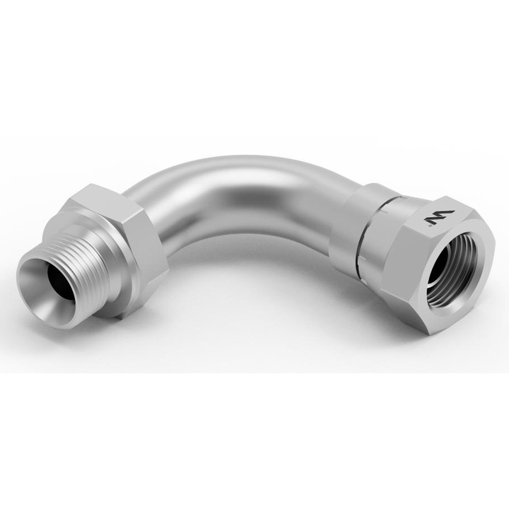 Metrikus hidraulikus könyök 60°, Warynski, AB M20x1.5 (XEVW), 10 darabos készlet