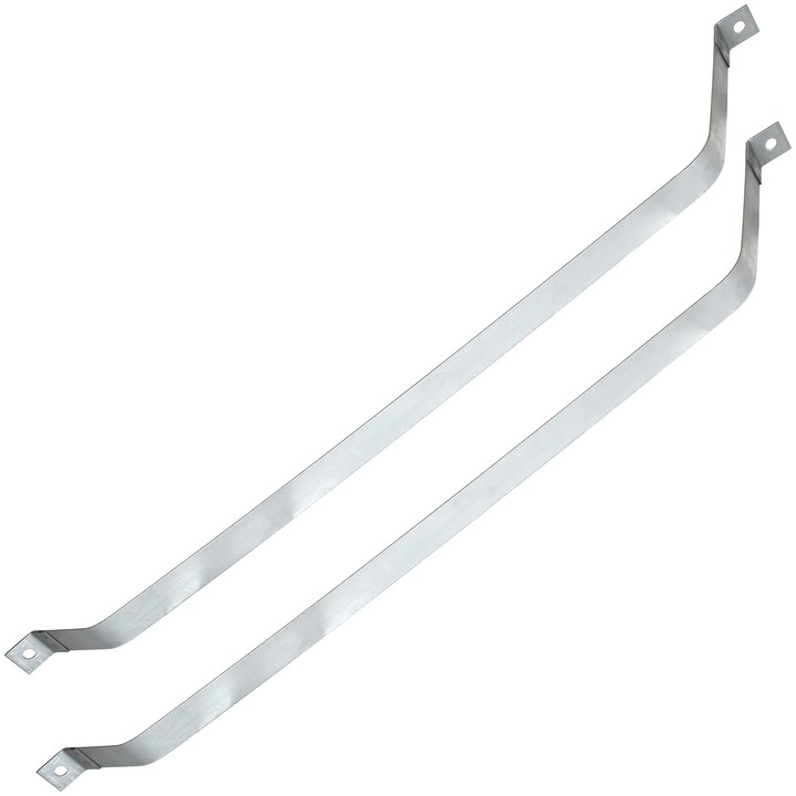 2 db-os üzemanyagtartály-rögzítő pánt készlet, M Modecar, Toyota RAV4 II 2000-2005-höz, ezüst