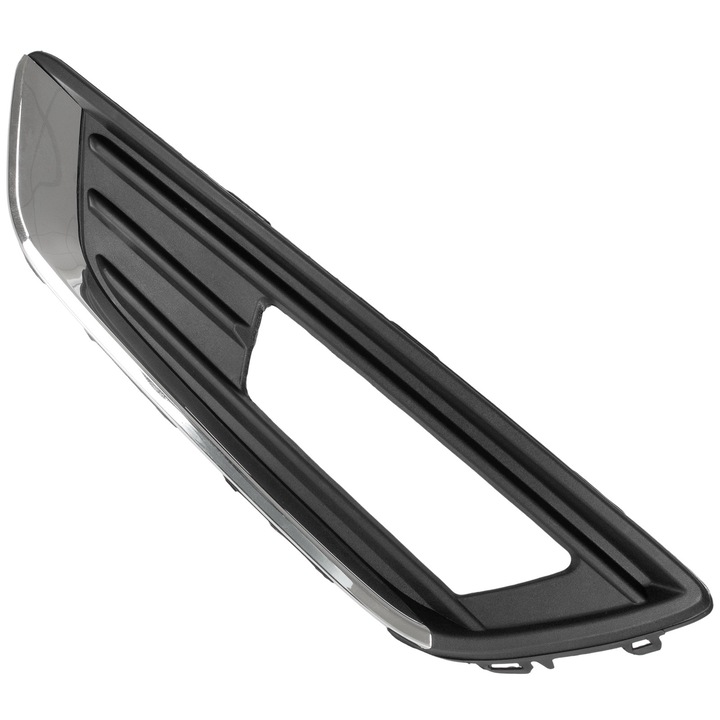 Első lökhárító rács M MODECAR Ford FOCUS III FL 2014-2016-hoz, fekete króm kerettel, bal