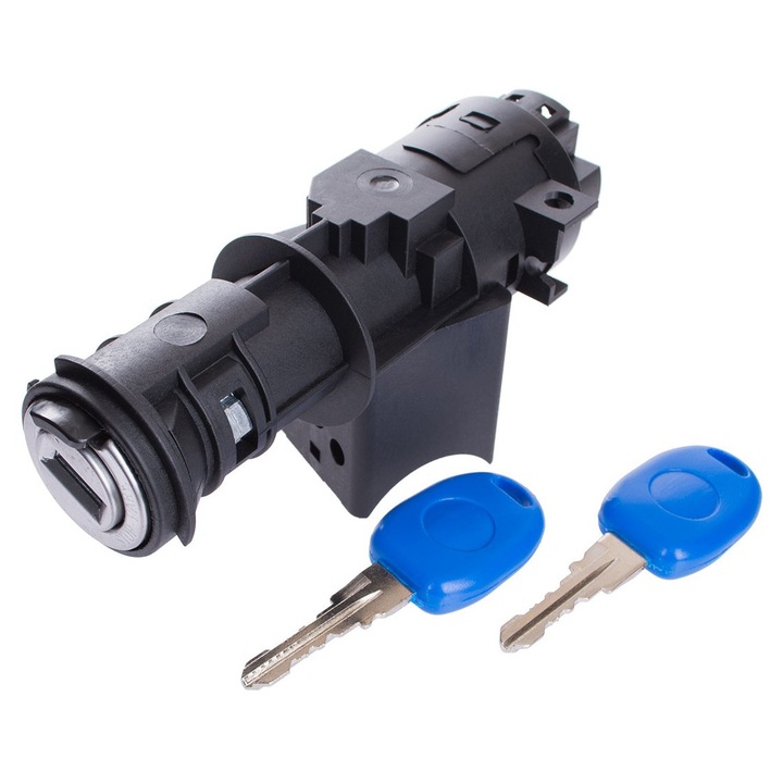 Gyújtáskapcsoló, M MODECAR, kulcsokkal, Fiat Doblo I 2000-2010-hez, fekete