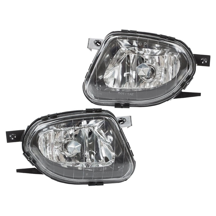 Faruri halogen M MODECAR, pentru Mercedes W211 E-Class 2002-2006, 2 bucati, H11, stanga/dreapta