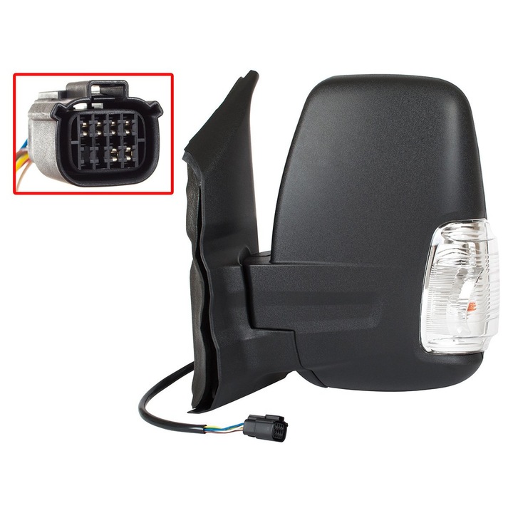 Oglinda auto, M MODECAR, Ford Transit Mk8, electrica, cu incalzire, stanga, alba