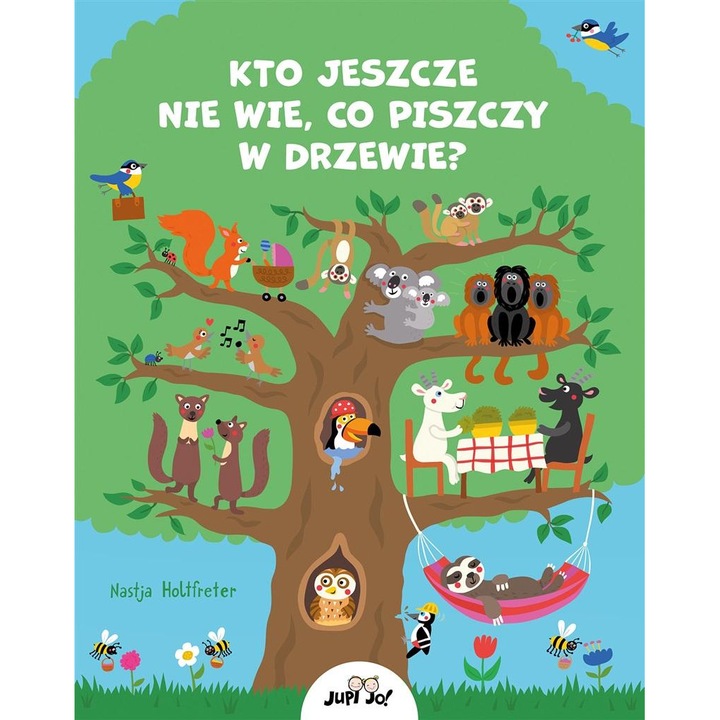 Kto jeszcze nie wie, co piszczy w drzewie?, JEDNOSC, poveste pentru copii, 2023