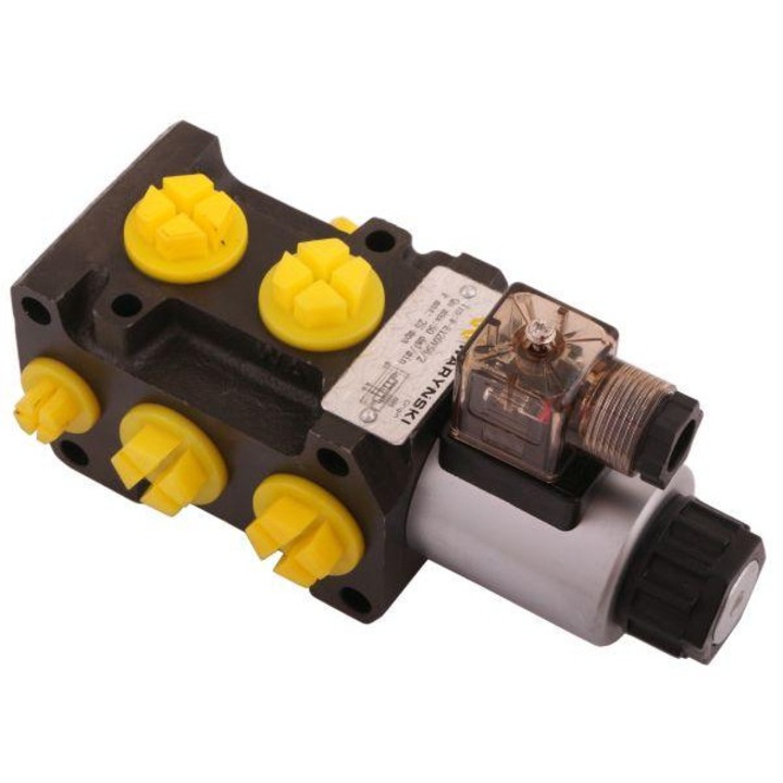 Divizor. Valva. Electrovalva directionala. Electrovalva de control W-E12DVS6/2 (DVS6/50L) G1/2" 50L (24V DC) Warynski