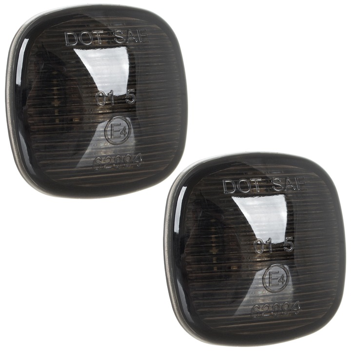 Proiectoare LED dinamice M MODECAR, set 2 buc, pentru Audi A3, A4, A8, culoare negru dymit, impermeabilitate IP67