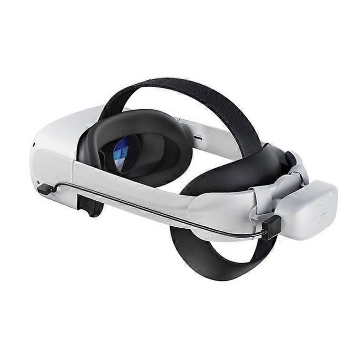 Baterie externa pentru headset VR, 6000mAh, USB Type-C, alb/negru