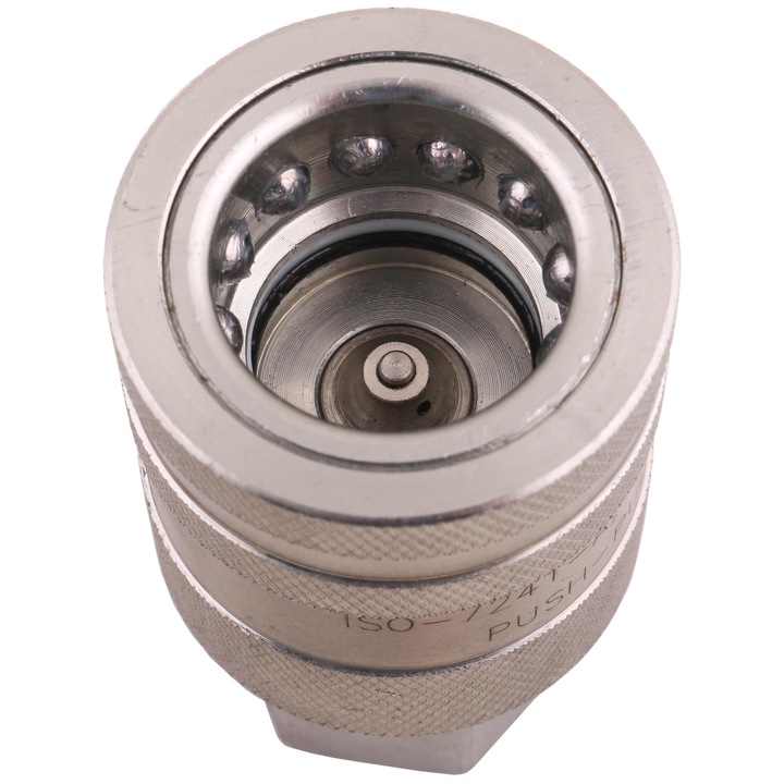 Hidraulikus gyorscsatlakozó, Waryński nyomásleválasztóval, G1/2"BSP belső menettel, EURO PUSH-PULL (ISO 7241-A)
