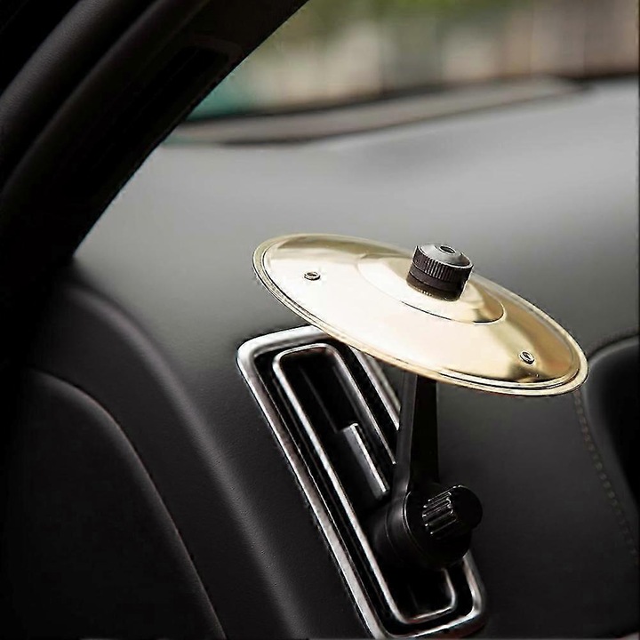 Cinel decoratiune auto mini, accesorii pentru decor interior, 14x13.5x3.5cm, aurie