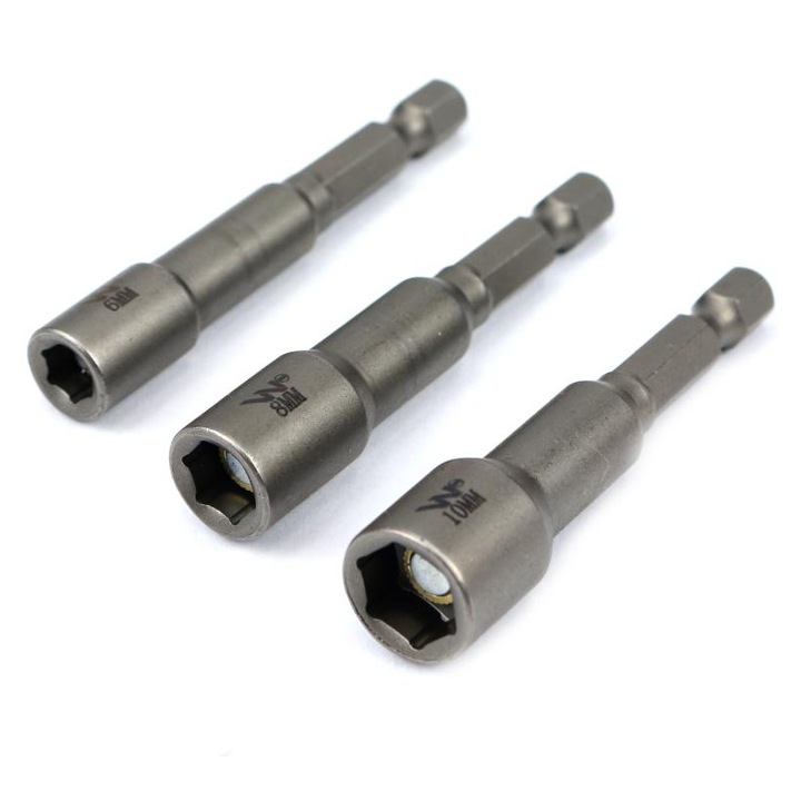 Warynski dugókulcs készlet nyéllel, 6x8x10mm, 65mm hosszú, 40Cr acél