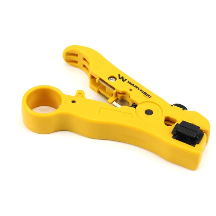 Cleste multifunctional pentru cabluri telecomunicatii RG-59/6, Warynski, cu lame de taiere