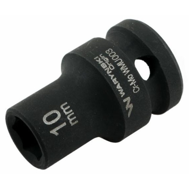 Priza hexagonala de impact de 1/2". 10 mm. CrMo. DIN 3129. Warynski