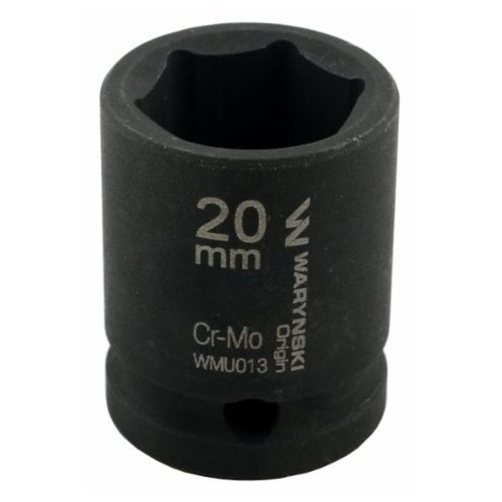 Priza hexagonala cu impact 1/2". 20 mm. CrMo. DIN 3129. Warynski