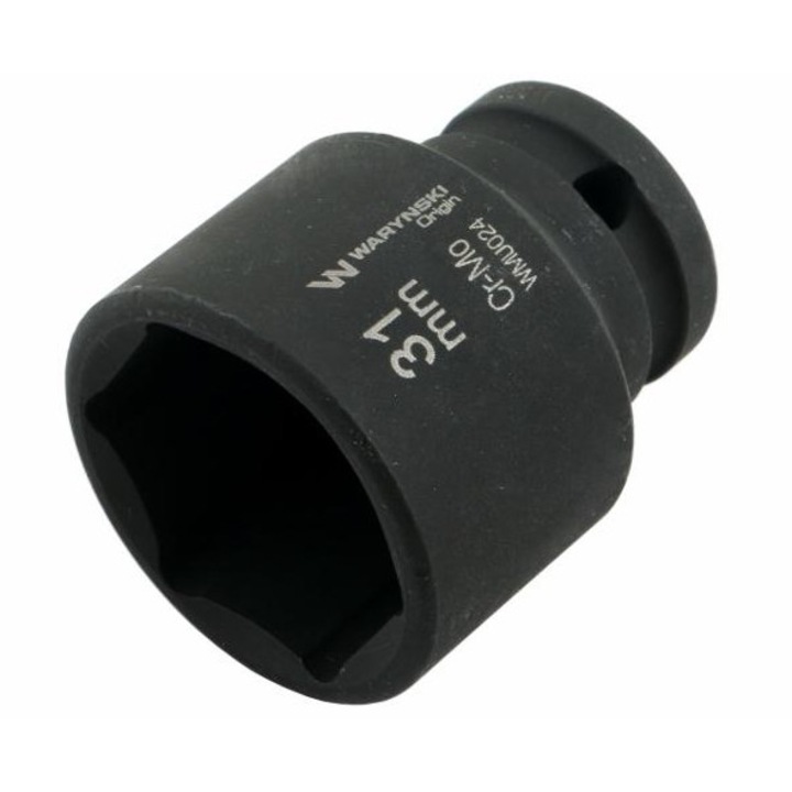 Priza de impact hexagonala de 1/2". 31 mm. CrMo. DIN 3129. Warynski