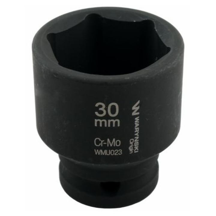 Priza hexagonala cu impact 1/2". 30 mm. CrMo. DIN 3129. Warynski