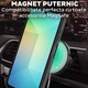 Honor Magic 7 Lite / X9c DaDen® RuggedCam MagSafe tok, ütésálló, vezeték nélküli töltés, forgó gyűrű, kameracsúszka, kék