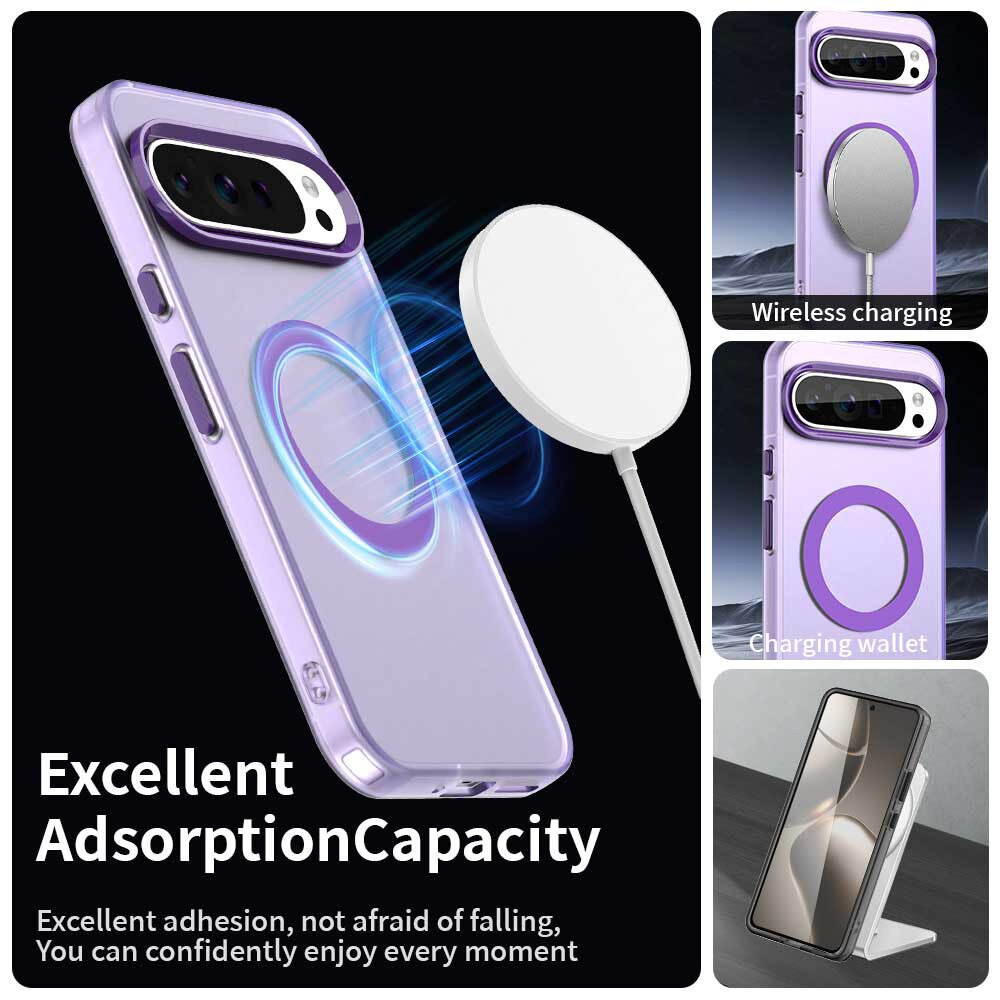Husa pentru Google Pixel 10 / 10 Pro - Techsuit CandyCase MagSafe - Purple