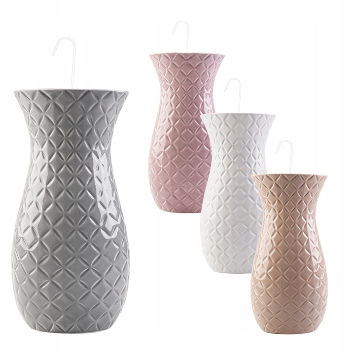 Set De 4 Umidificatoare De Aer Ceramice Pentru Calorifer, Superbutelki, Design Decorativ Tip Vaza, Din Ceramica Durabila, Ecologice Si Eficiente Energetic, Restabilesc Umiditatea Optima In Incapere, 20.8 cm