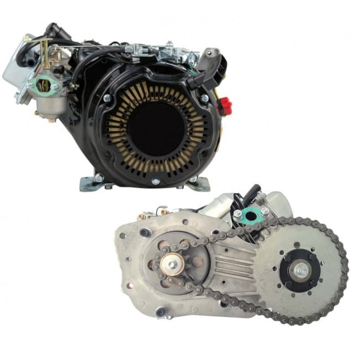 Kit motor (4 TIMPI) bicicleta 80cc - 3.5CP (reductor- lant)