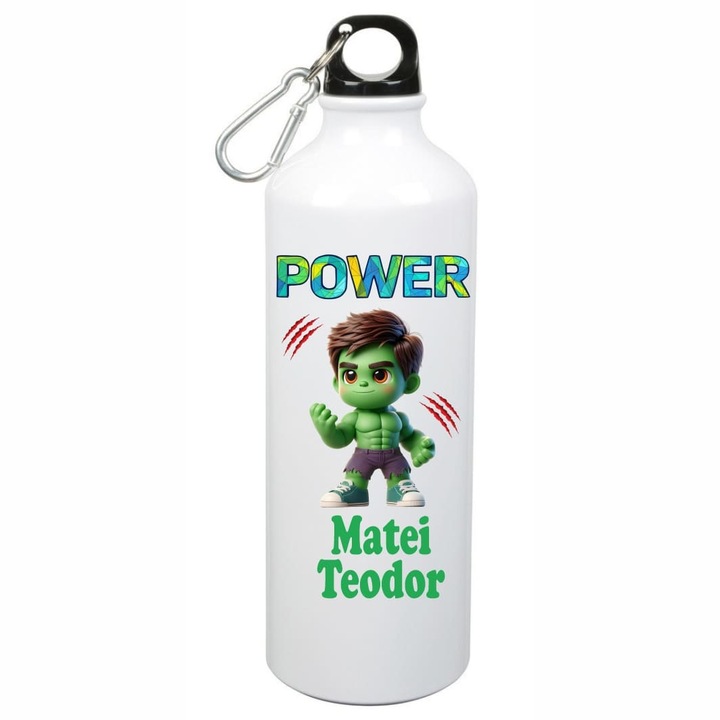 Бутилка за вода, Little Hulk, 500 мл, BGC007