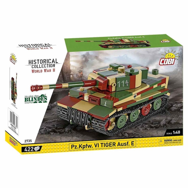 Конструктор Cobi DATE PRODUS Pz.Kpfw. VI Tiger Ausf.E 1:48, 422 части