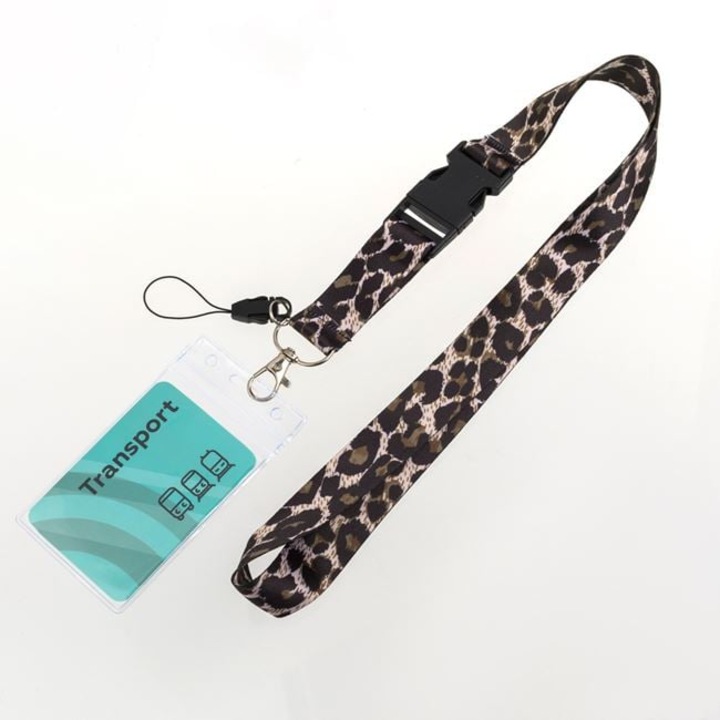 Ecuson Legitimatie cu Snur Animal Print