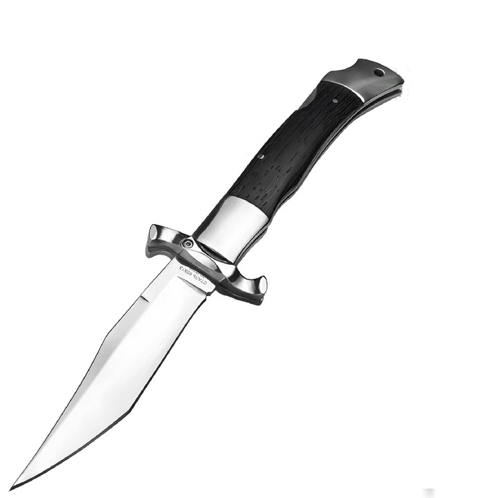 Briceag pliabil ERIKMAN STORE 23cm, lama otel, maner lemn, husa transport