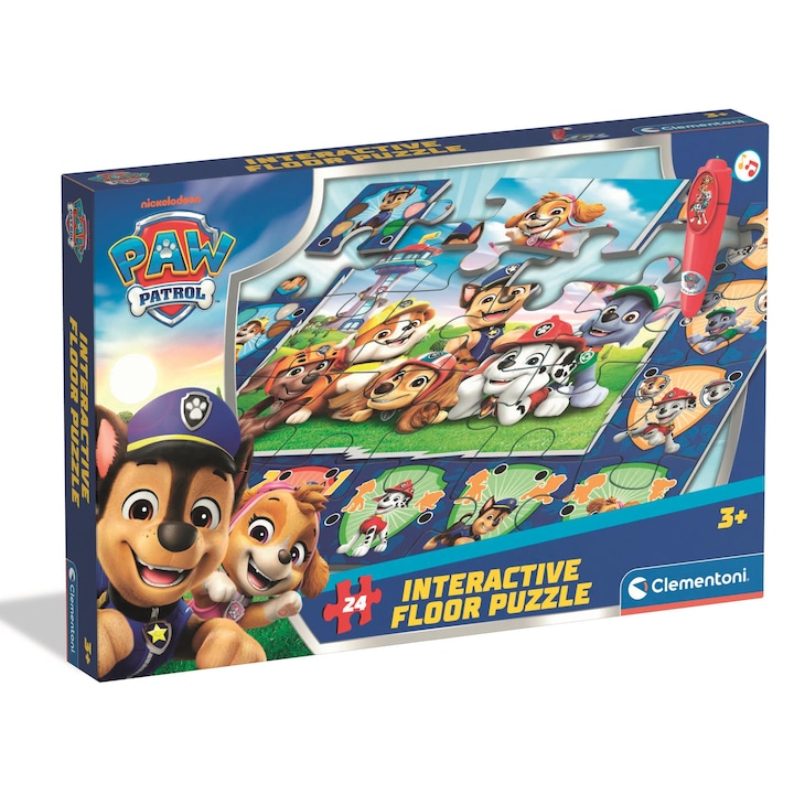 Interaktív puzzle szőnyeg - Mancs Őrjárat