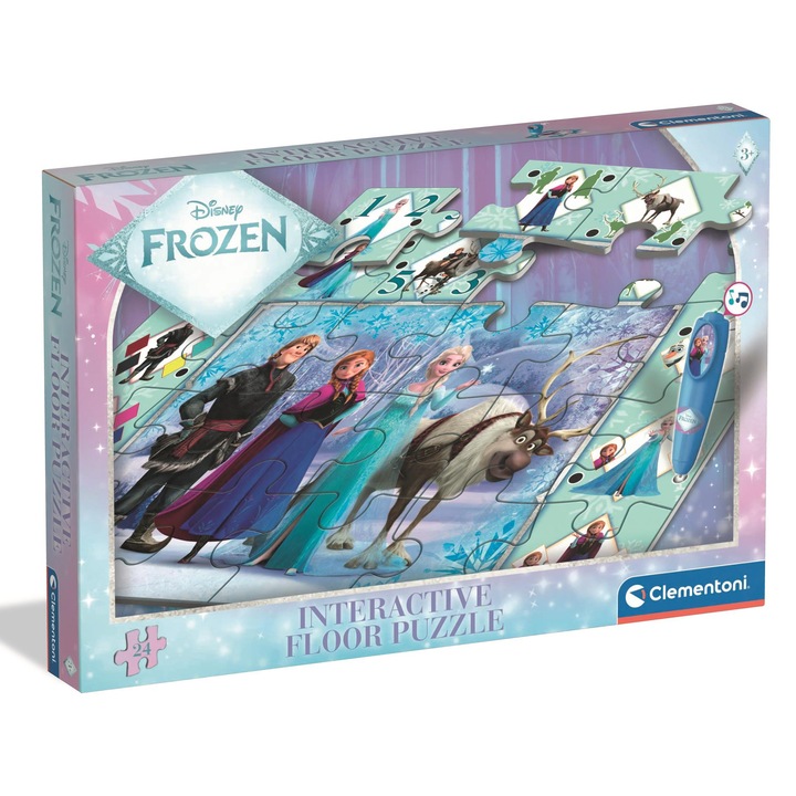 Интерактивна пъзел постелка - Замръзналото кралство