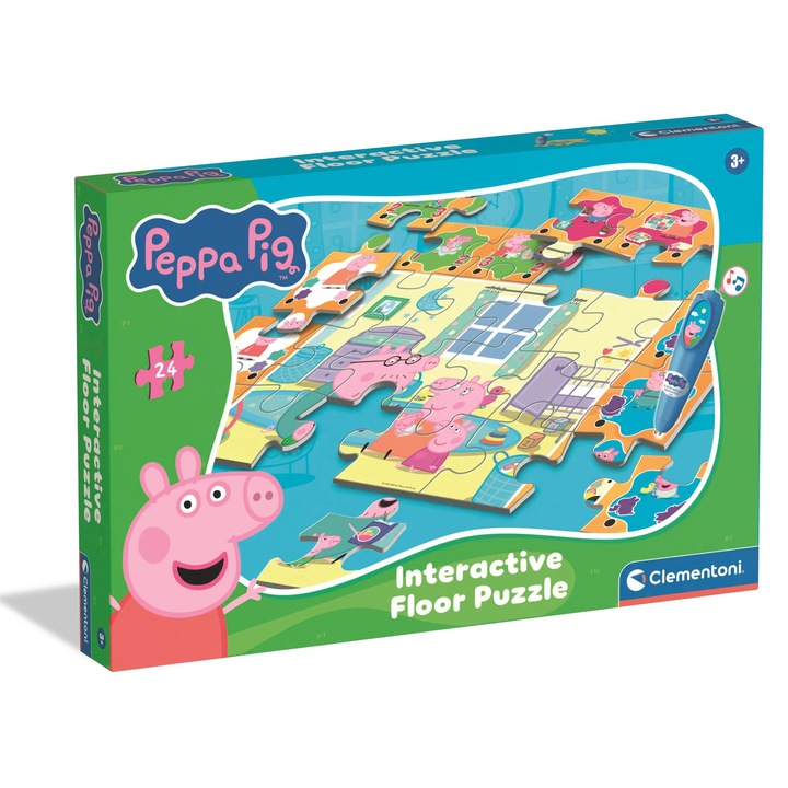 Interaktív puzzle szőnyeg - Peppa Malac