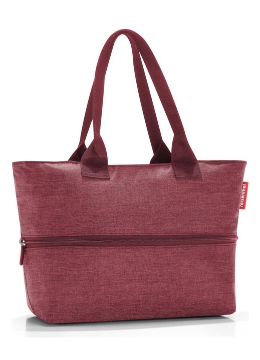 Geantă de cumpărături, Reisenthel, Shopper E1, maroon, 50x35x16, 5cm, poliester rezistent, compartiment interior cu fermoar