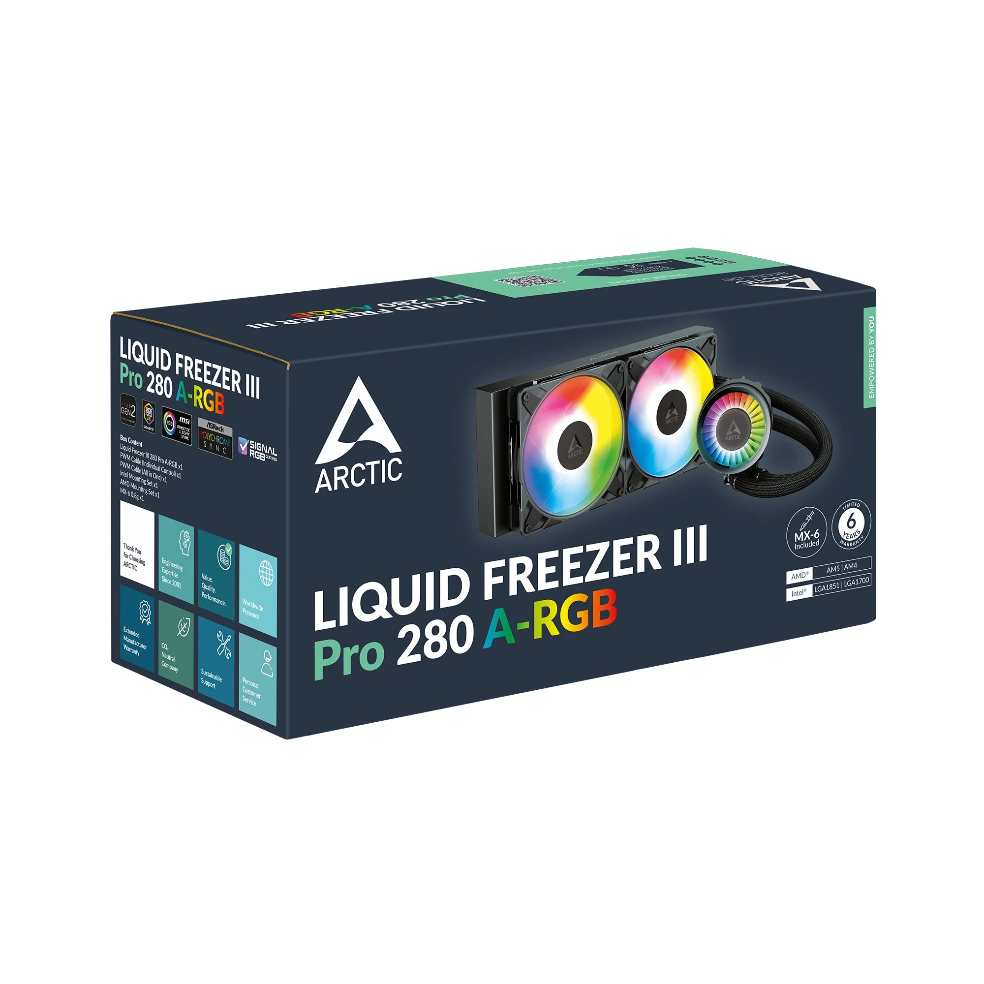 Cooler Lichid ARCTIC Liquid Freezer III Pro 280 A-RGB, AIO 280mm