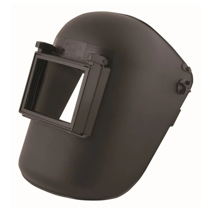 Masca de sudura Safety Work, prindere pe cap, geam sudura 9-13, negru