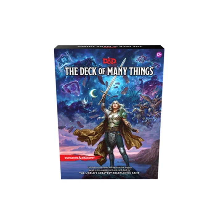 Joc de societate Dungeons & Dragons Deck of Many Things Hard Cover, limba engleza, extensie
