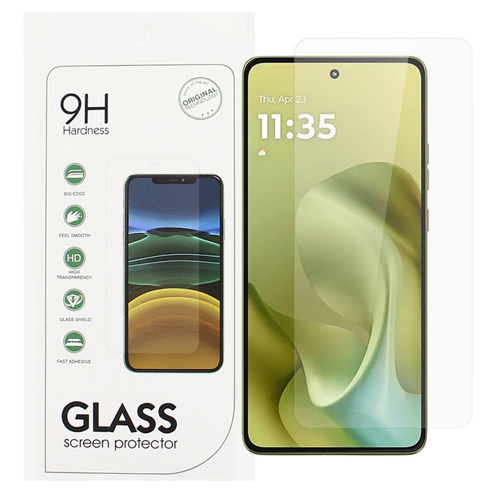 Motorola Moto G86 5G / G86 Power 5G kompatibilis üvegfólia, előlapi, edzett, 9H, 0.3mm