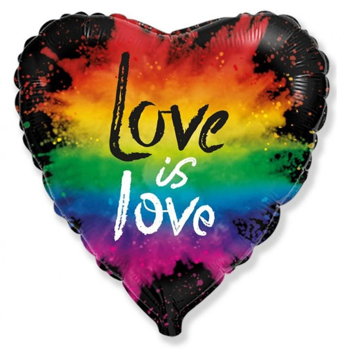 Szerelem Love is Love fólia lufi 46 cm