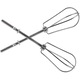Set accesorii mixer de mana, beateri si tel, inox, argintiu
