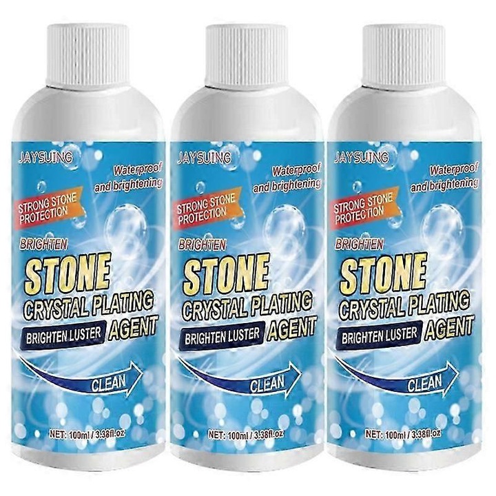Agent de Plating Cristal pentru Piatra, 100ml, Anti-ulei si Anti-poluare, 12x3.8cm