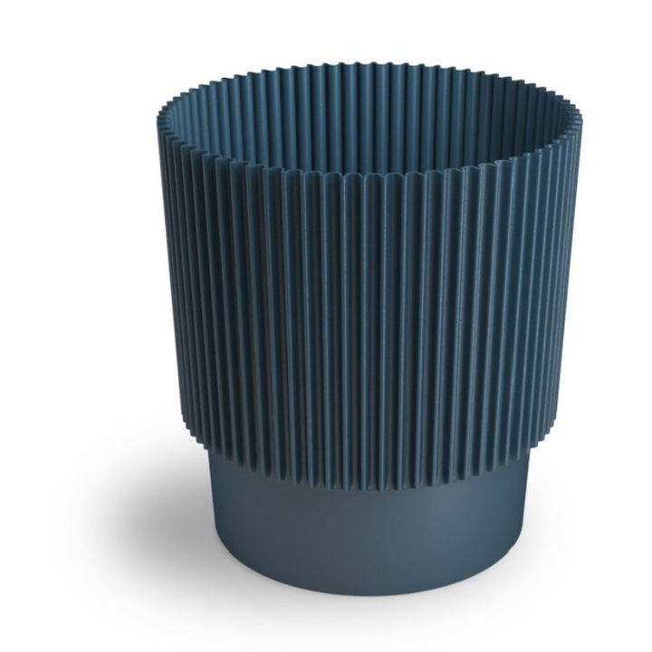 Ghiveci Donplast Elsa DEL 13, Ø13xH16.3cm, Albastru